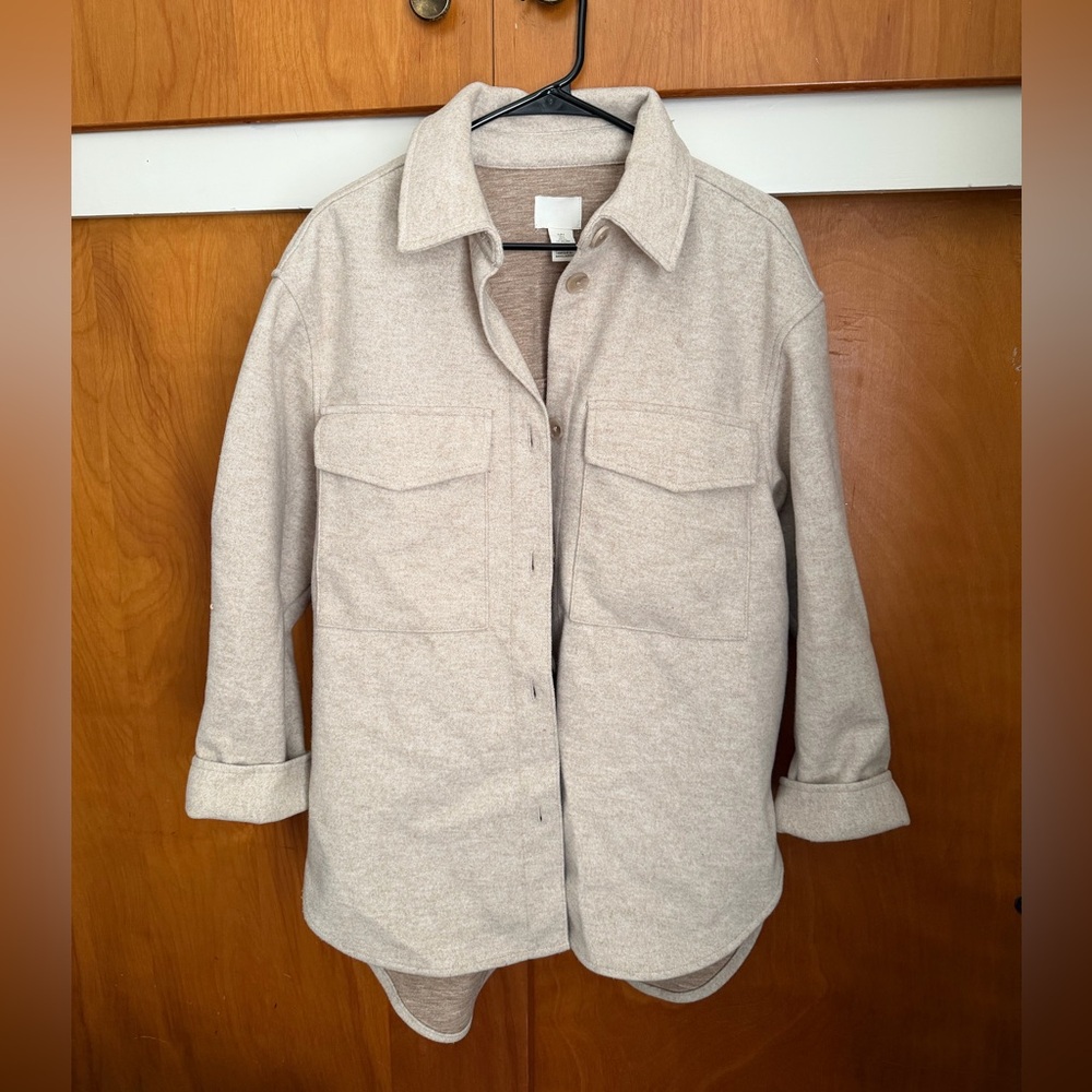H&M Women's Beige Utility Jacket